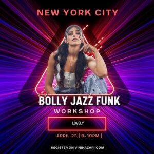 LOVELY NEW YORK Bolly Jazz Funk April 23