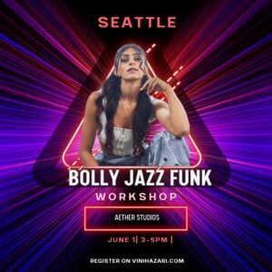 SEATTLE Bolly Jazz Funk June 1