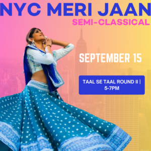 09/15 TAAL SE TAAL ROUND II NEW YORK Semi-Classical  5-7PM